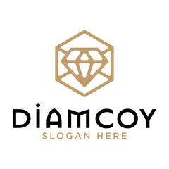 Fototapeta premium Jewelry company logotype. Jewelry icon