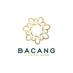 Obraz premium Luxury vector logotype . Premium letter B logo with golden design. Elegant corporate identity.