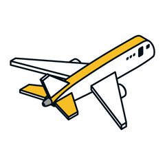 貨物機のイラスト
