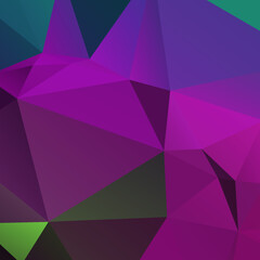 Abstract Color Polygon Background Design, Abstract Geometric Origami Style With Gradient