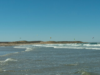 Practica de kitesurf
