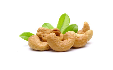 cashew nuts isolated on white background