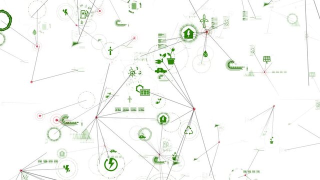 Renewable electric alternative energy from renewable sources sun and wind