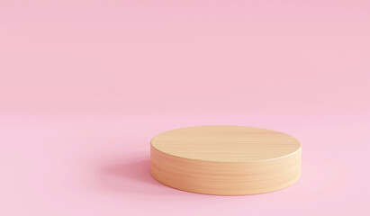 geometric shapes, podium on the floor. Platforms for product presentation, mock up background.