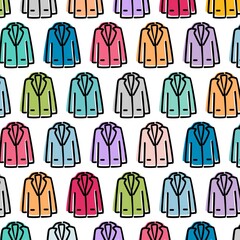Long sleeve shirt pattern, white isolated background