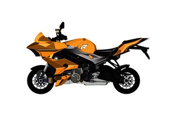 Motorcycle vector
