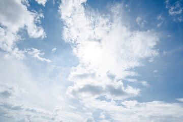 Fototapeta premium clear blue sky background,clouds with background.