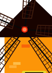 Windmill vector