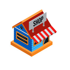 Shop vector design illustration