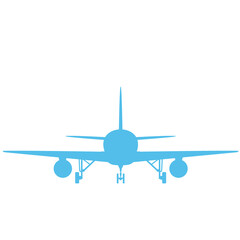 Airplane vector design illustration