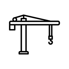 crane icon design vector template