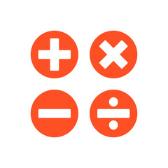 Calculator icon vector illustration. Calculator symbol.mathematics illustration sign