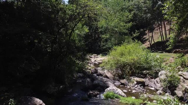 Recorrido corriente abajo de un rio - Mexico 