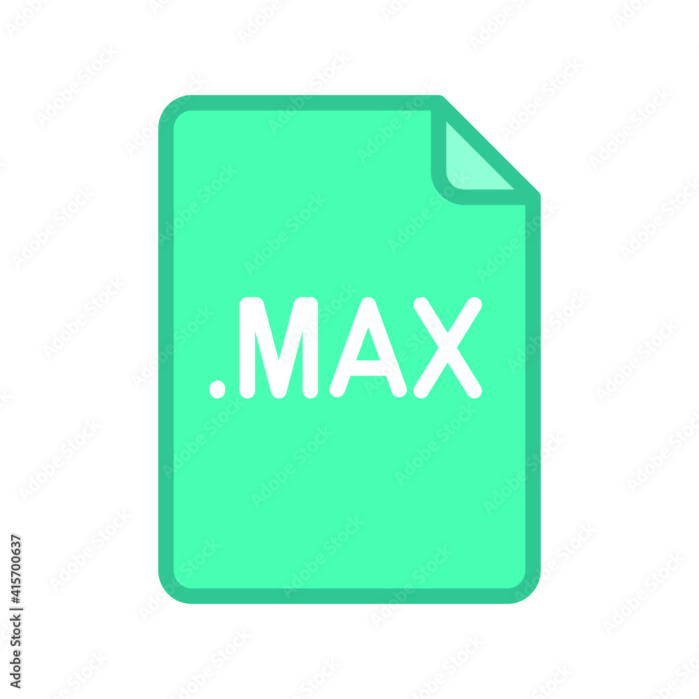 Fototapete max file format filled outline icon. linear style sign for mobile concept and web design. simple col
