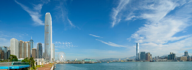 Hong Kong Victoria Harbor view at Morning, Hong Kong