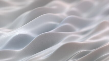 Obraz premium Wavy surface with shallow DOF. 3D render