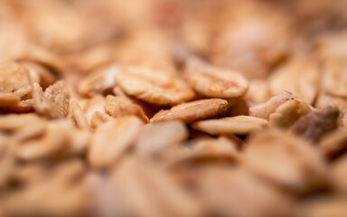 Close up of oatmeal