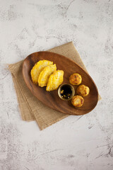 Korean traditional food, various pancakes (jeon)