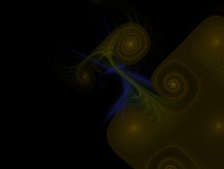 Imaginatory fractal background Image