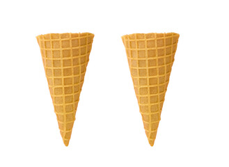 ice cream cone isolated on white background