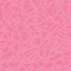 Vector seamless texture background pattern. Hand drawn, pink colors.
