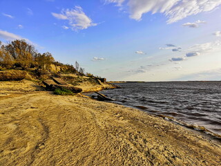 beach in the morning