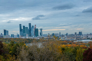 Fototapeta premium Cityscape of Moscow