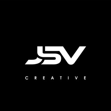JSV Letter Initial Logo Design Template Vector Illustration