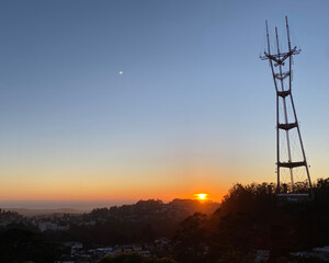 Sunset in San Francisco