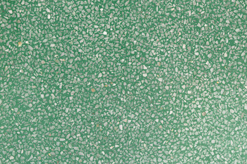 Terrazzo flooring marble stone wall texture abstract background. Green terrazzo floor tile on cement surface