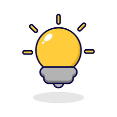 Lamp cute simple illustration light