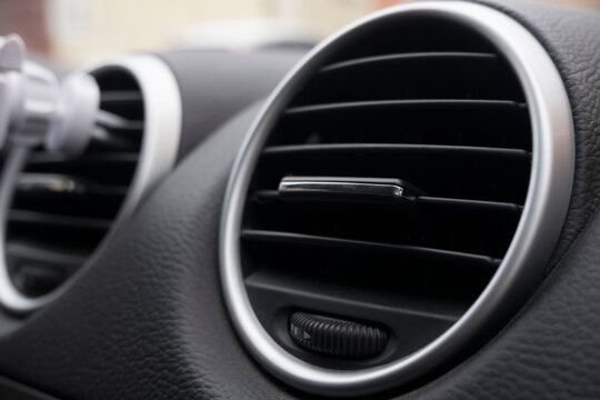 Air Conditioning Fan On The Car Panel