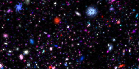 Fototapeta premium night galaxy and stars background