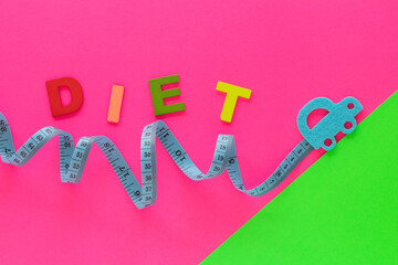 Fondo sobre el esfuerzo que conlleva empezar y mantener una dieta