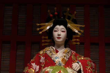 A well-made geisha doll （Oiran)