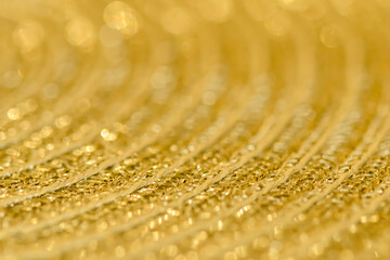 Golden abstract blur defocused background.