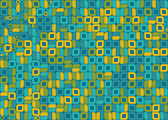 Abstract Geometric Pattern generative computational art illustration