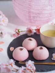 和菓子 桜まんじゅう