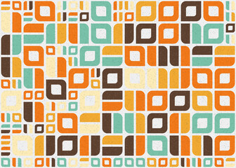 Abstract Geometric Pattern generative computational art illustration