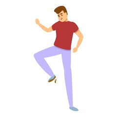 Careless person icon. Cartoon of careless person vector icon for web design isolated on white background