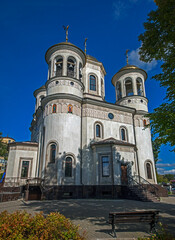 Obraz premium Ascension Christi cathedral in the city of Zvenigorod, Russia