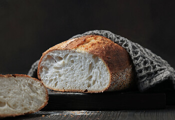 freshly baked bread