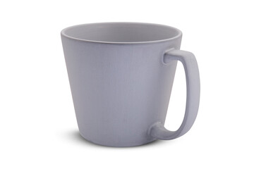 modern Clay coffee mug isolated on white background
