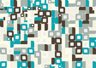 Abstract Geometric Pattern generative computational art illustration