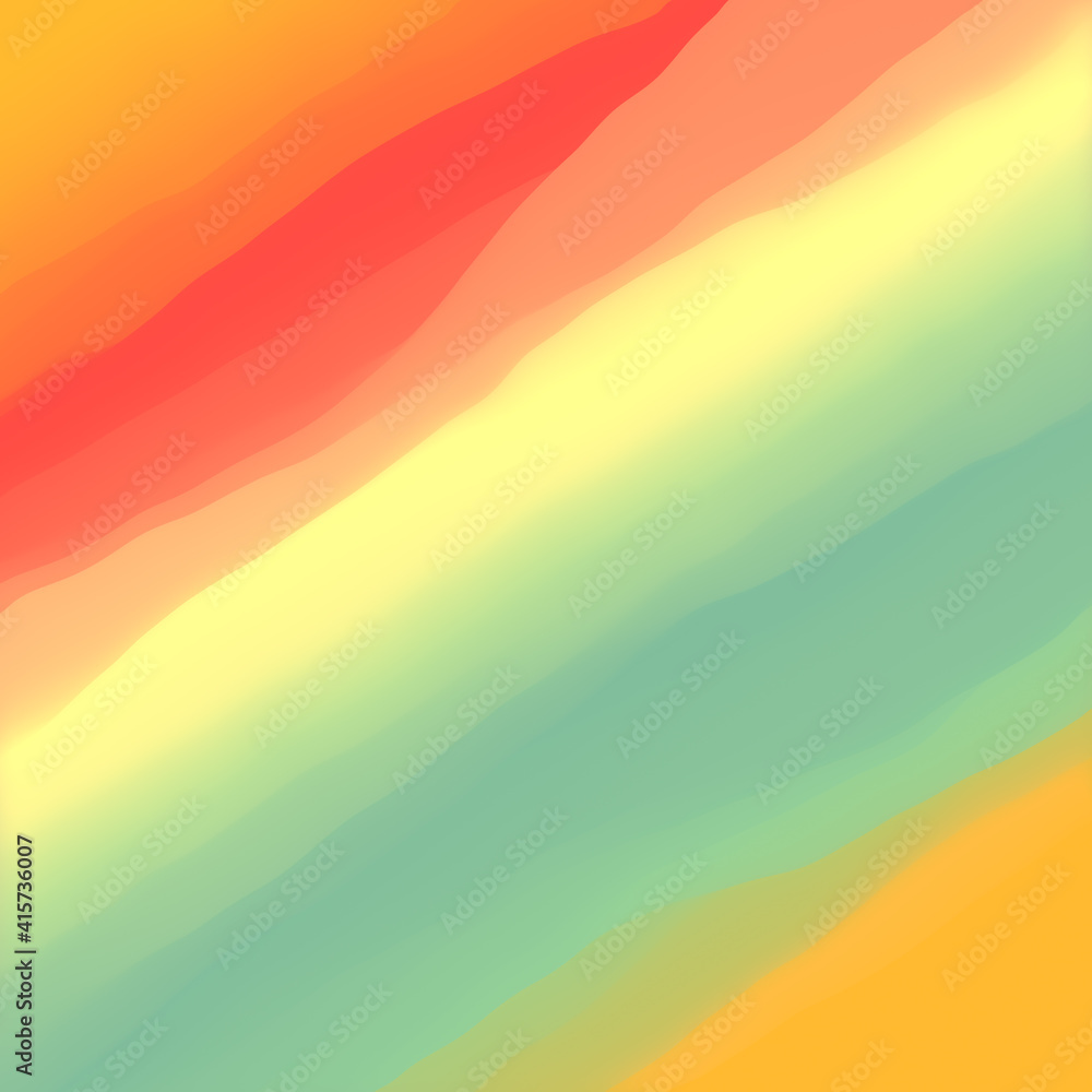 Poster curve dynamic fluid flow backdrop. abstract geometric background. 3d rendering digital illustration