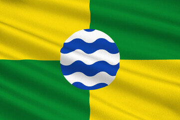 Flag of Nairobi in Republic of Kenya in Africa