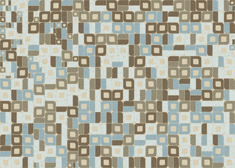 Abstract Geometric Pattern generative computational art illustration