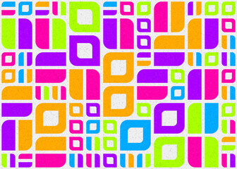 Abstract Geometric Pattern generative computational art illustration