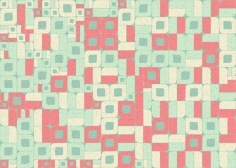 Abstract Geometric Pattern generative computational art illustration