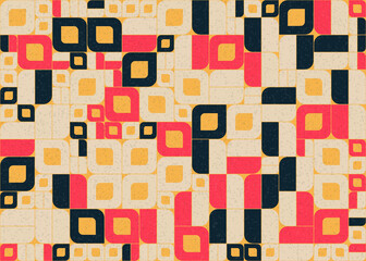 Abstract Geometric Pattern generative computational art illustration